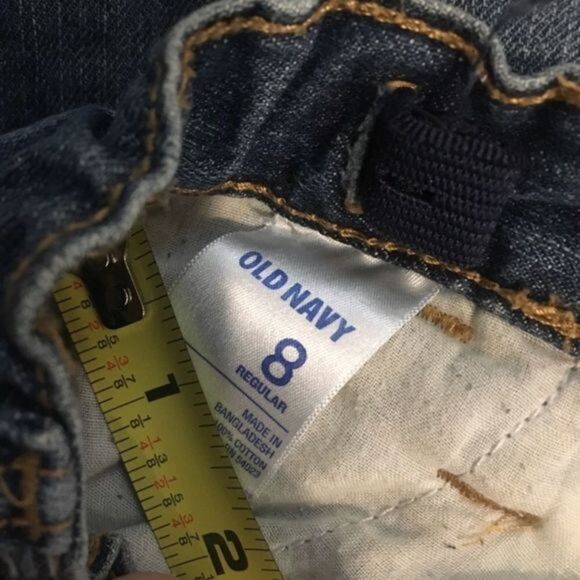 OLD NAVY Boys Denim Painter Jean Shorts Size 8 - Picture 5 of 8